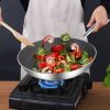 12.6 inches Stainless Steel Fry Pan – Non-Stick Interior, Induction Compatible Frying Pan Skillet