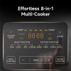 Midea 8-in-1 Electric Pressure Cooker with Dual Pots, Multi-Functional Programmable Slow Cooker, Rice Cooker, Steamer, SautÃ© Pan and More, 5 Quart